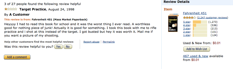 Illustration for article titled The Best Worst Product Reviews on Amazon